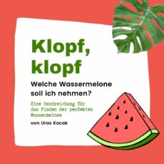 Klopf, klopf – Welche Wassermelone schmeckt am besten?